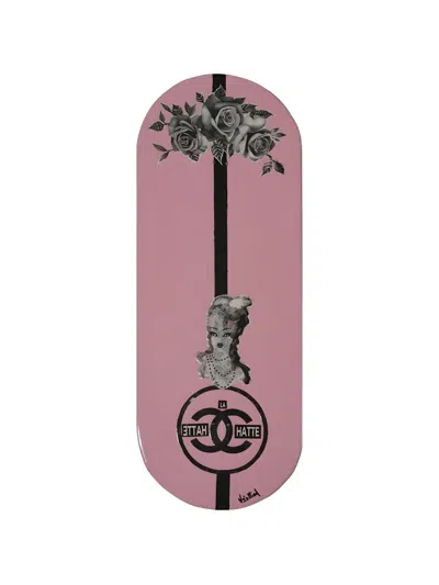 Vj’s Mind La Chatte Skateboard Deck In Pink