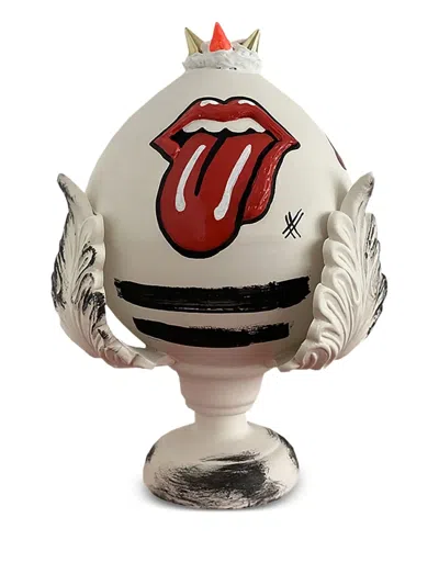 Vj’s Mind Pumo Stay Rock Xl Home Decor (23cm) In White