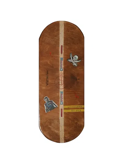 Vj’s Mind The Goonies Skateboard Deck In Brown