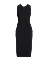 Vlab Laboratorio N.5 Woman Midi Dress Black Size L Polyamide, Elastane