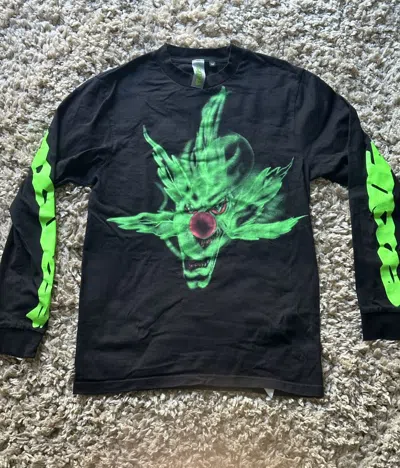 Pre-owned Vlone Endless Clown Tee In Black