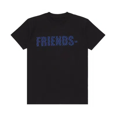 Pre-owned Vlone Friends Maxtrix Tee Black/blue | Men's Size M