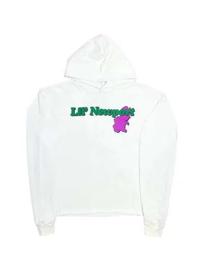 Vlone Hooded Sweatshirt In White