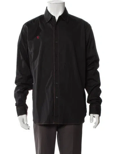 Pre-owned Vlone Long Sleeve Shirt In Black