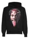 Vlone Maxi-print Hoodie In Black