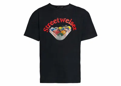 Pre-owned Vlone Men's  Streetweiser Graphic Tee Shirt In Black