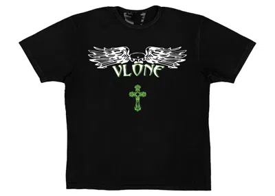 Pre-owned Vlone Men's  Support T-shirt In Black