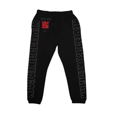Pre-owned Vlone Men's  X Never Broke Again Haunted Sweatpants In Black