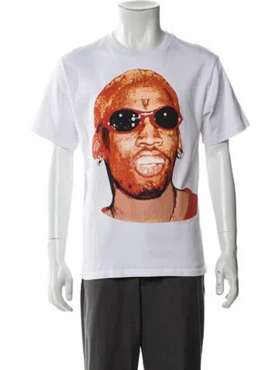 Pre-owned Vlone Rodman Logo Graphic Print T-shirt In Multi