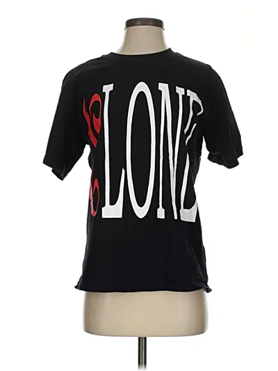 Pre-owned Vlone Short Sleeve T-shirt In Black