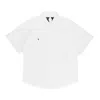 Vlone Short Sleeve White Button-down Shirt In White