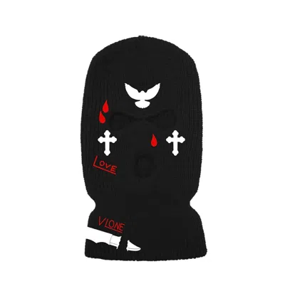 Pre-owned Vlone Ski Mask In Black