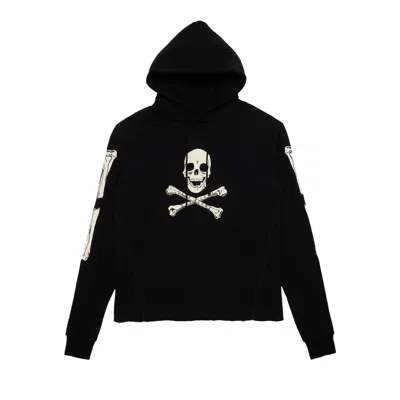 Pre-owned Vlone Skull And Bones Hoodie 'black' | Men's Size M