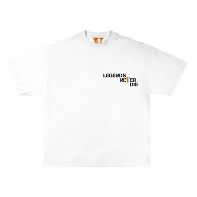 Vlone X Juice Wrld Butterfly T-shirt 'white Orange'