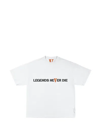 Vlone X Juice Wrld Crew-neck T-shirt In White