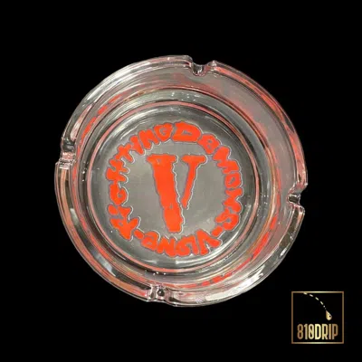 Pre-owned Vlone X Juice Wrld Fighting Demons Ashtray /999 In Red