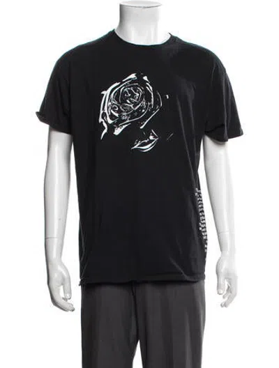 Pre-owned Vlone X Pop Smoke Tracklist Graphic Print T-shirt In Black/purple