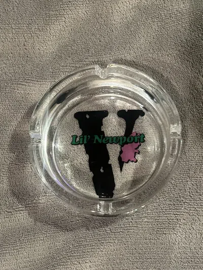Pre-owned Vlone X Yams Day X Lil Newport Ashtray In White