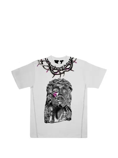 Vlone Yams Day Jesus Piece Short-sleeve T-shirt In Multi