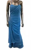 Vm Collection Women's Sweetheart Gown In Marine Blue In Blue