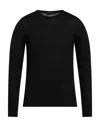 Vneck Sweaters In Black