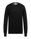 Vneck Man Sweater Black Size 44 Virgin Wool, Acrylic