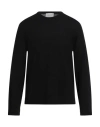 Vneck Man Sweater Black Size 46 Merino Wool