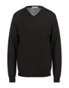 Vneck Sweaters In Brown