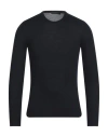 Vneck Man Sweater Midnight Blue Size 36 Wool, Acrylic