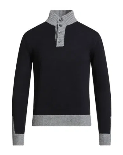 VNECK VNECK MAN SWEATER MIDNIGHT BLUE SIZE 36 WOOL, POLYAMIDE