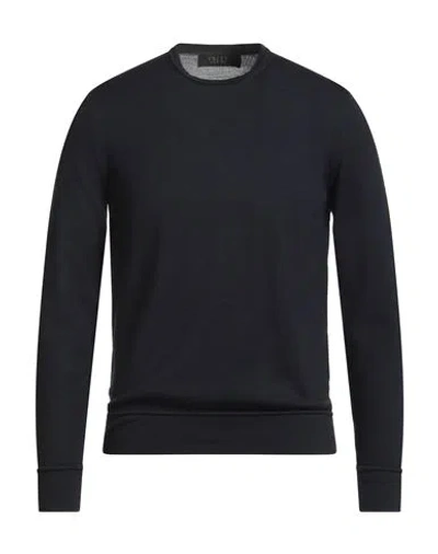 VNECK VNECK MAN SWEATER MIDNIGHT BLUE SIZE 42 MERINO WOOL
