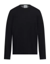 Vneck Man Sweater Midnight Blue Size 44 Merino Wool In Blue