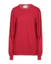 Vneck Sweaters In Red