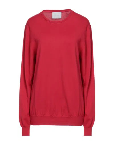 Vneck Sweaters In Red