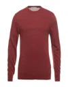 Vneck Sweaters In Red