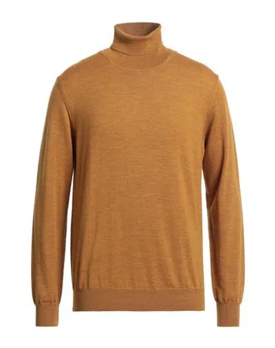 Vneck Turtlenecks In Yellow