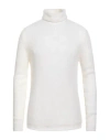Vneck Man Turtleneck White Size 38 Wool, Mohair Wool, Acrylic, Polyamide In White