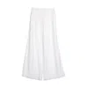 Vænn Women's Mercer Wide Leg Pull On Pant Pearl White In White