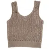 Vænn Women's Neutrals / Brown Montague Crotchet Tank In Brown
