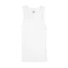 Vænn Women's Rib Muscle Tank Pearl White In White