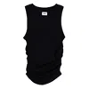 Vænn Women's Shirred Muscle Tank Black In Black