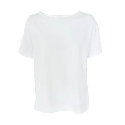 Vænn Women's S/s Crew Boyfriend Tee White Wash