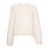 Vænn Women's White Zoalina Sweater Snow In White