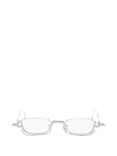 Voa Collective Orionis Rectangle-frame Sunglasses In Silver
