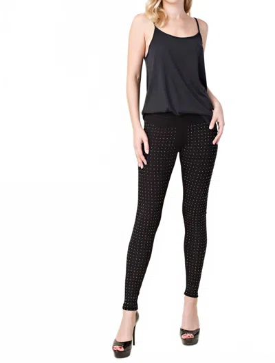 Vocal Apparel Sparkle Vocal Leggings In Black