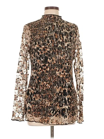 Pre-owned Vocal Long Sleeve Blouse In Gold