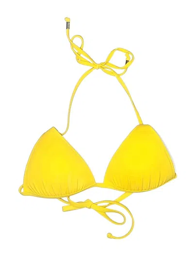 Pre-owned Voda Swim Swimsuit Top Yellow Swimwear