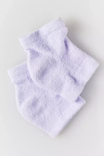Voesh Moisturizing Heel Socks Lavender In Purple