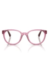Vogue 47mm Pillow Optical Glasses In Rose