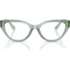 Vogue 48mm Cat Eye Optical Glasses In Green